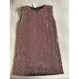 Reitman's Rock & Shine Pink Sequin Shift Dress – Medium (NWT)